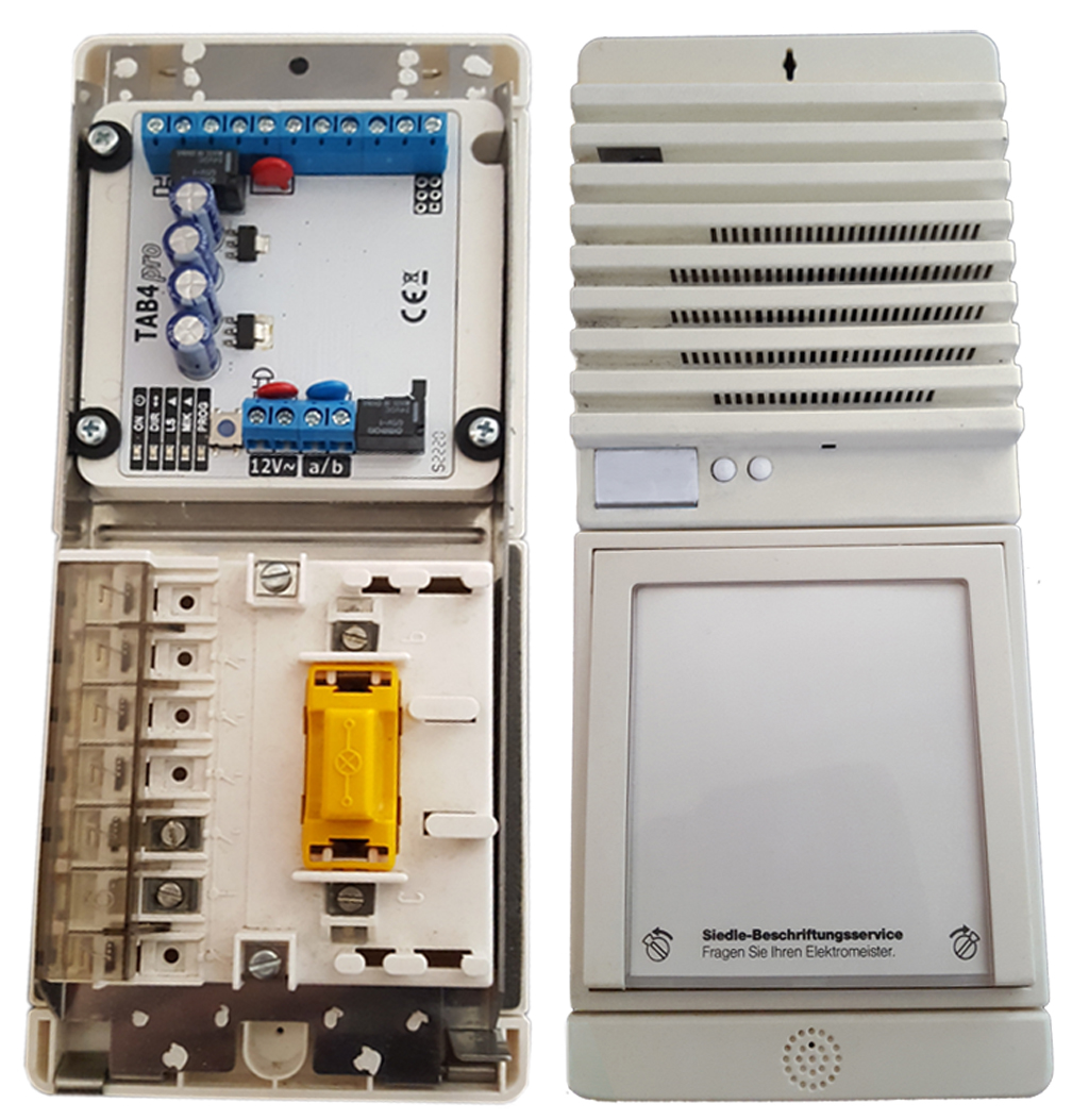 universelles Türinterface TM III ab light Schematische Darstellung Siedle Vario 511