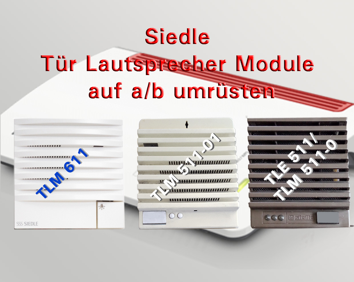 Schematische Darstellung Siedle Vario 511